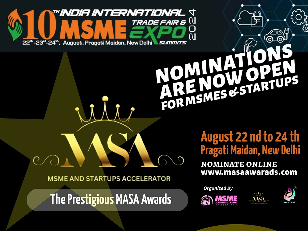 MASA Awards- MSME Conclave, Pragati Maidan, New Delhi