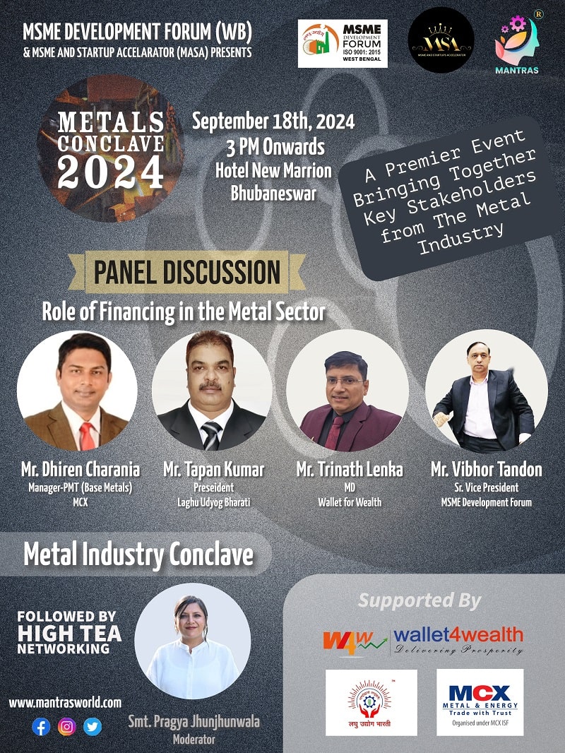 Metals Conclave Bhubaneswar 18th September, 2024